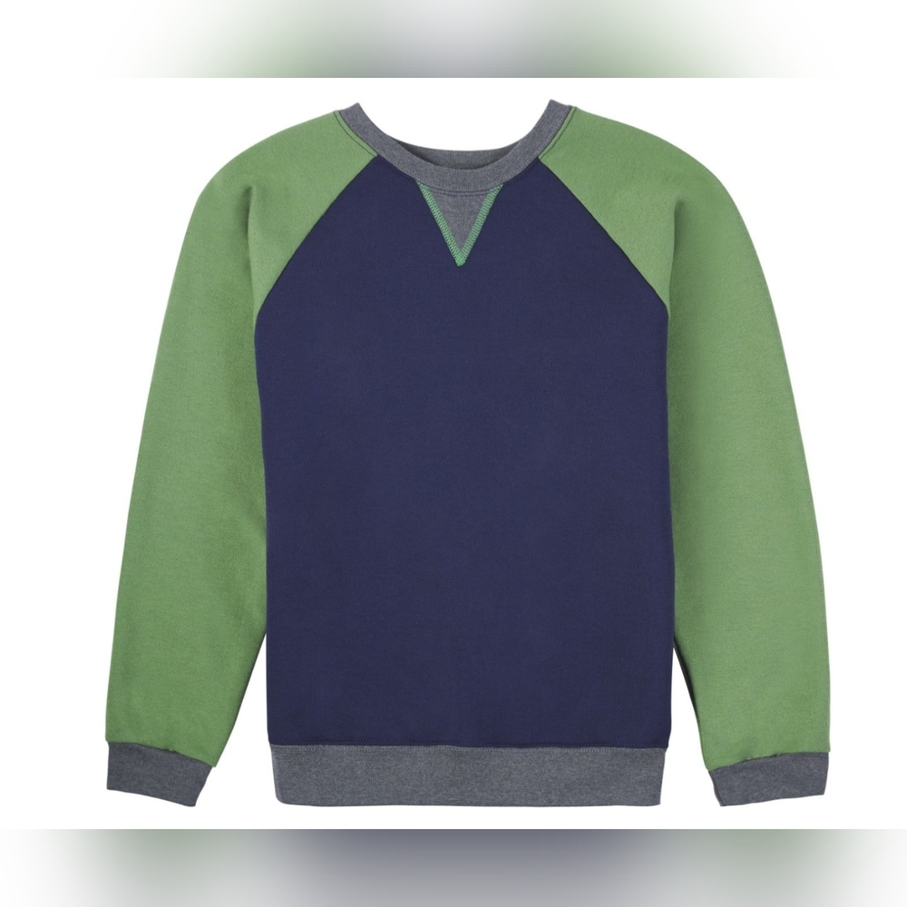 Fruit of the Loom Boys Fleece Raglan Crew Neck Sweatshirt
